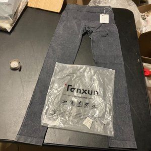 Tenxun Women's Gray Full Length Jean Leggings Small NWT